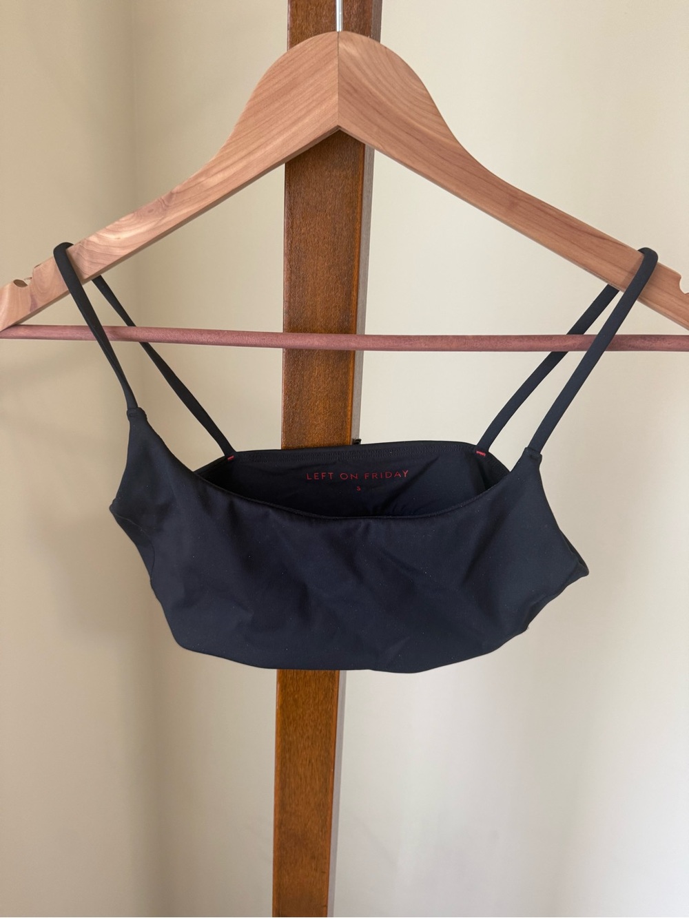 Left On Friday Black Bikini Top